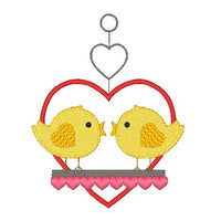 Love birds machine embroidery design by sweetstitchdesign.com