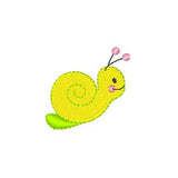 Cute snail machine embroidery design by sweetstitchdesign.com