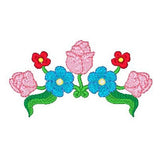 Floral Border Machine Embroidery Design by sweetstitchdesign.com