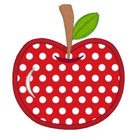 Apple applique machine embroidery design by sweetstitchdesign.com