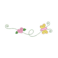 Butterfly machine embroidery design by sweetstitchdesign.com