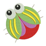Cute bug machine embroidery designs by sweetstitchdesign.com