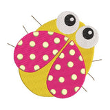 Cute mini bug machine embroidery design by sweetstitchdesign.com