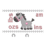 Baby birth announcement template machine embroidery design by sweetstitchdesign.com