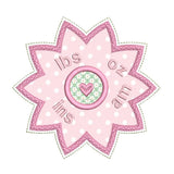 Baby birth announcement template machine embroidery design by sweetstitchdesign.com