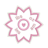 Baby birth announcement template machine embroidery design by sweetstitchdesign.com