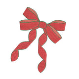 Mini Christmas bows - machine embroidery designs by sweetstitchdesign.com