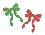 Mini Christmas bows - machine embroidery designs by sweetstitchdesign.com