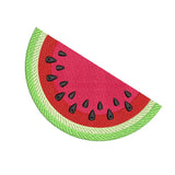 Watermelon slice machine embroidery design by sweetstitchdesign.com