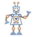 Robot applique machine embroidery design by sweetstitchdesign.com