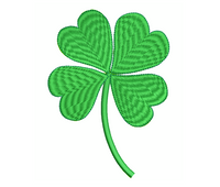 4 leaf clover machine embroidery design by sweetstitchdesign.com