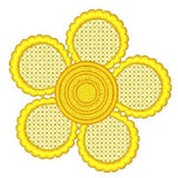 Floral machine embroidery design by sweetstitchdesign.com