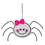 Halloween spider machine embroidery design by sweetstitchdesign.com