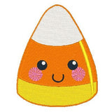 Halloween Kawaii candy corn machine embroidery design by sweetstitchdesign.com