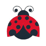 Ladybug machine embroidery design by sweetstitchdesign.com