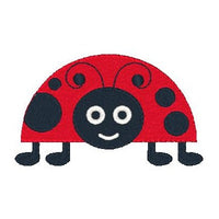 Ladybug machine embroidery design by sweetstitchdesign.com