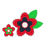 Floral machine embroidery design by sweetstitchdesign.com