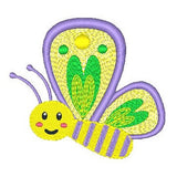 Butterfly machine embroidery design by sweetstitchdesign.com