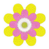 Floral machine embroidery design by sweetstitchdesign.com