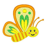 Butterfly machine embroidery design by sweetstitchdesign.com