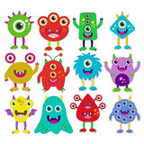 Silly monsters set of machine embroidery designs by sweetstitchdesign.com