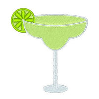 Margarita cocktail machine embroidery design by sweetstitchdesign.com