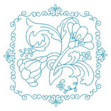 Les fleurs belle biazze quilt block by sweetstitchdesign.com