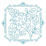 Les fleurs belle biazze quilt block by sweetstitchdesign.com