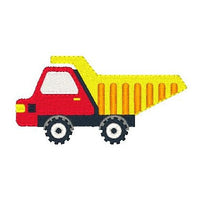 Tipper truck machine embroidery design by sweetstitchdesign.com