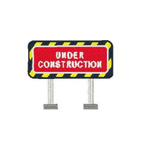 Construction road sign machine embroidery design by sweetstitchdesign.com