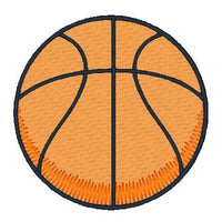 Basketball machine embroidery design by sweetstitchdesign.com