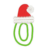 Christmas alphabet applique machine embroidery design by sweetstitchdesign.com