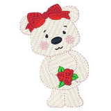 Valentine teddy bear machine embroidery designs by sweetstitchdesign.com