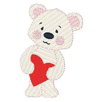 Valentine teddy bear machine embroidery designs by sweetstitchdesign.com