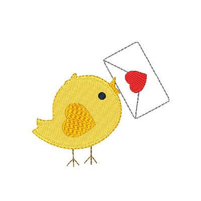 Love bird machine embroidery design by sweetstitchdesign.com