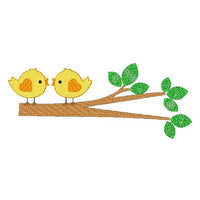 Love birds machine embroidery design by sweetstitchdesign.com