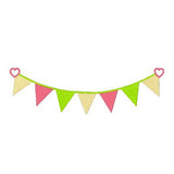 Bunting machine embroidery design by sweetstitchdesign.com