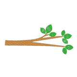 Tree branch machine embroidery design by sweetstitchdesign.com