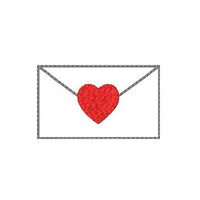 Love letter machine embroidery design by sweetstitchdesign.com