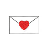 Love letter machine embroidery design by sweetstitchdesign.com