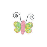 Butterfly machine embroidery design by sweetstitchdesign.com