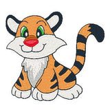 Baby tiger machine embroidery design by sweetstitchdesign.com