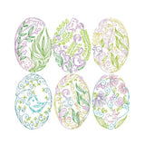 Fabulous Easter Eggs - Set of 6 machine embroidery designs by sweetstitchdesign.com