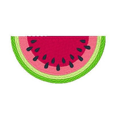 Watermelon Machine Embroidery Design by sweetstitchdesign.com