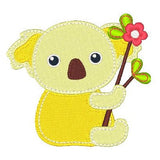 Koala machine embroidery design by sweetstitchdesign.com