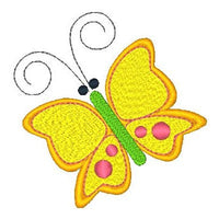 Butterfly machine embroidery design by sweetstitchdesign.com