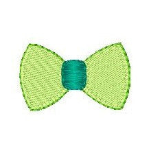 Mini bow machine embroidery design by sweetstitchdesign.com