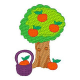 Apple Tree Machine Embroidery Design by sweetstitchdesign.com
