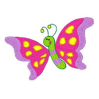 Butterfly machine embroidery design by sweetstitchdesign.com