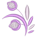 Floral machine embroidery design by sweetstitchdesign.com